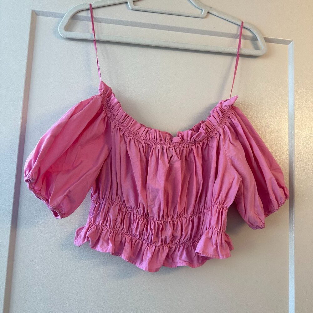 Zara Pink Crop Top